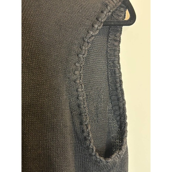 Vintage Victoria Jones Size Large Embellished Vest Silver Orange Southwestern - Picture 4 of 7